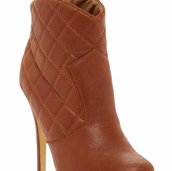 Michael Antonio Toledo Brown Quilted Ankle Boots - Picture 2 of 9